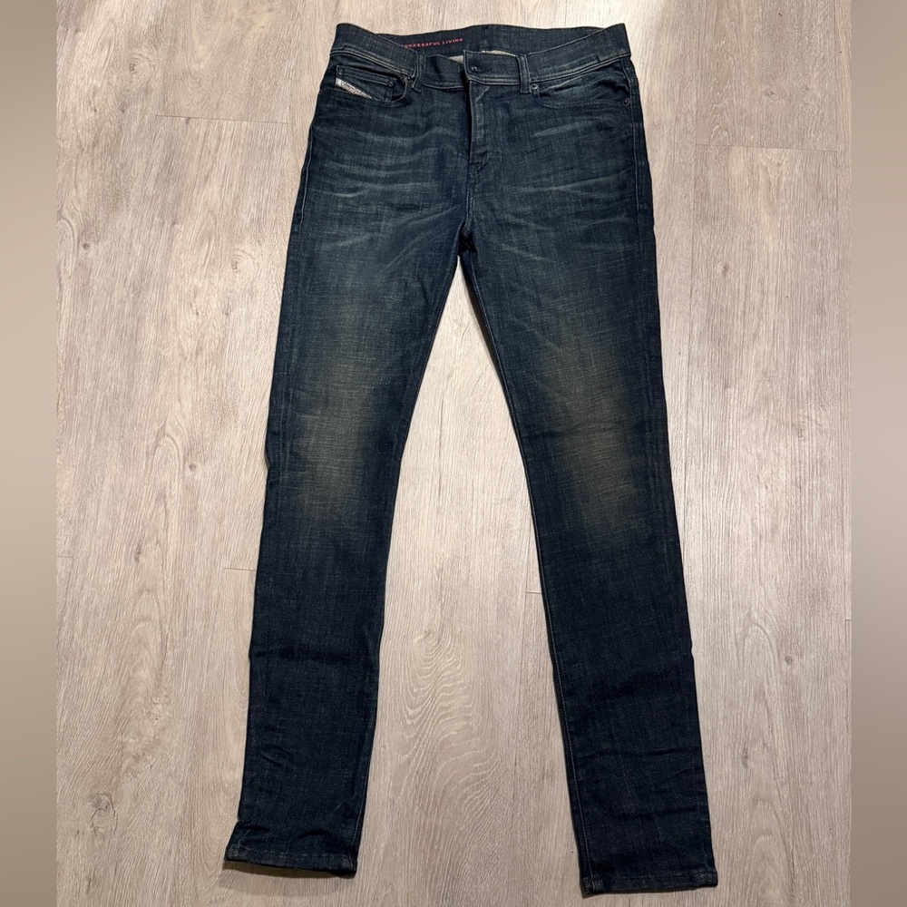 Diesel Men's Deep Indigo Straight Jeans